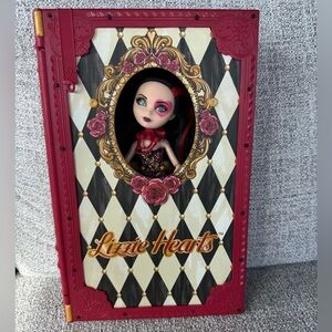 Ever After High Spring Unsprung Lizzie Hearts Doll, Playset, and accessories